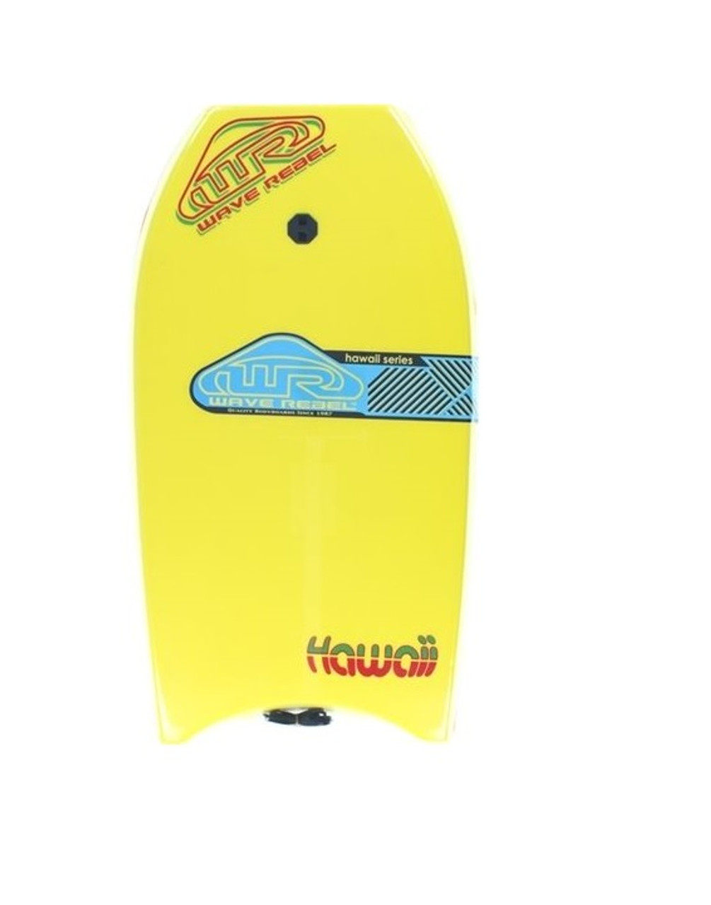 Wave Rebel Hawaii Bodyboard Boogie Board Yellow 36"