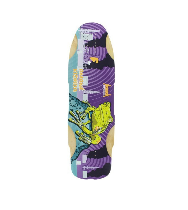 スケートボード Kebbek alps downhill skate deck Kebbek Amane Kishda Frog Skateboard Deck Purple 9.5X33 W/ Grip
