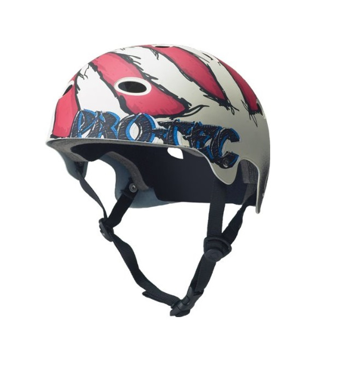 Protec Hosoi B2 Rising Sun Helmet White Red XL