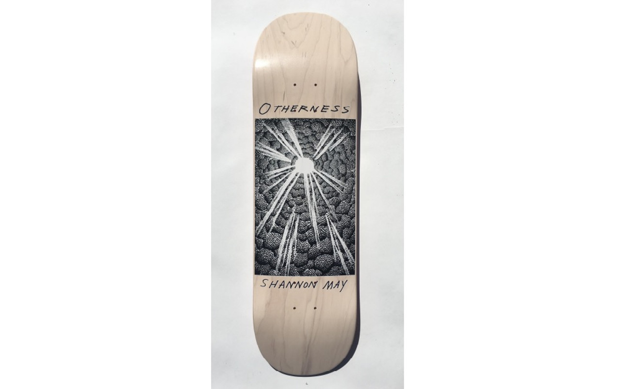 Otherness Shannon May X Snodgrass Skateboard Deck Pink Top Natural 8.3