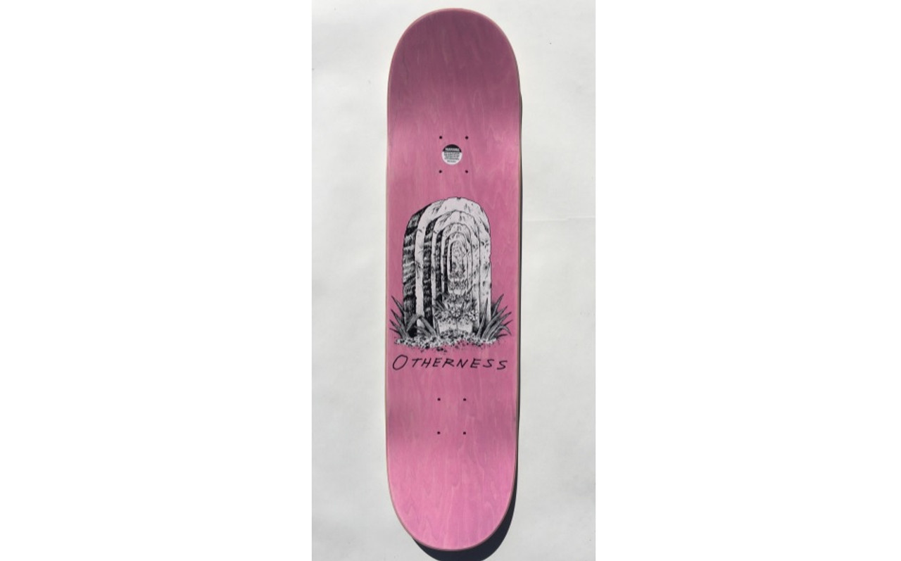 Otherness Shannon May X Snodgrass Skate Deck Pink Top Natural 8.3