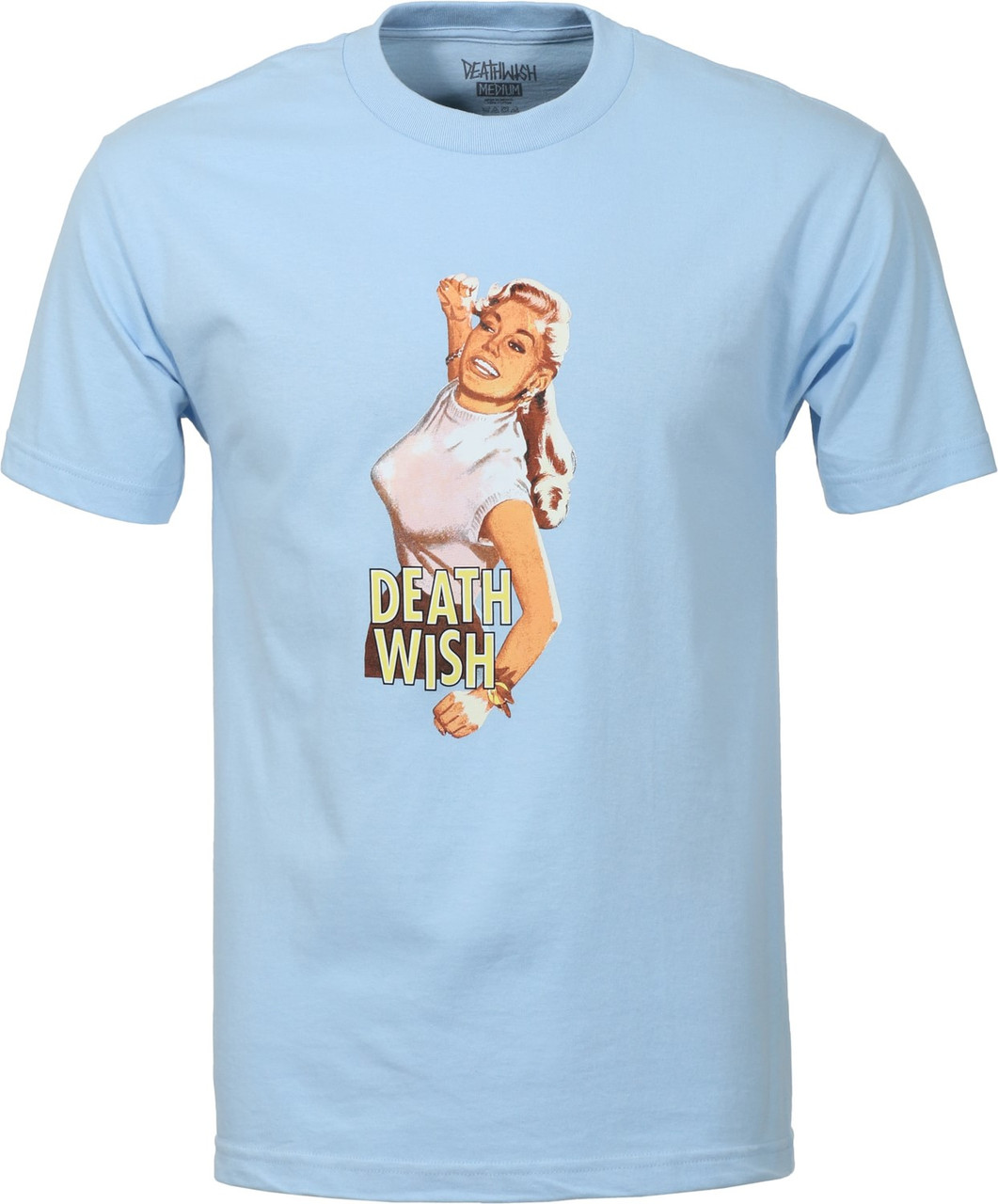 Deathwish Lay It On Me SS Tshirt Light Blue