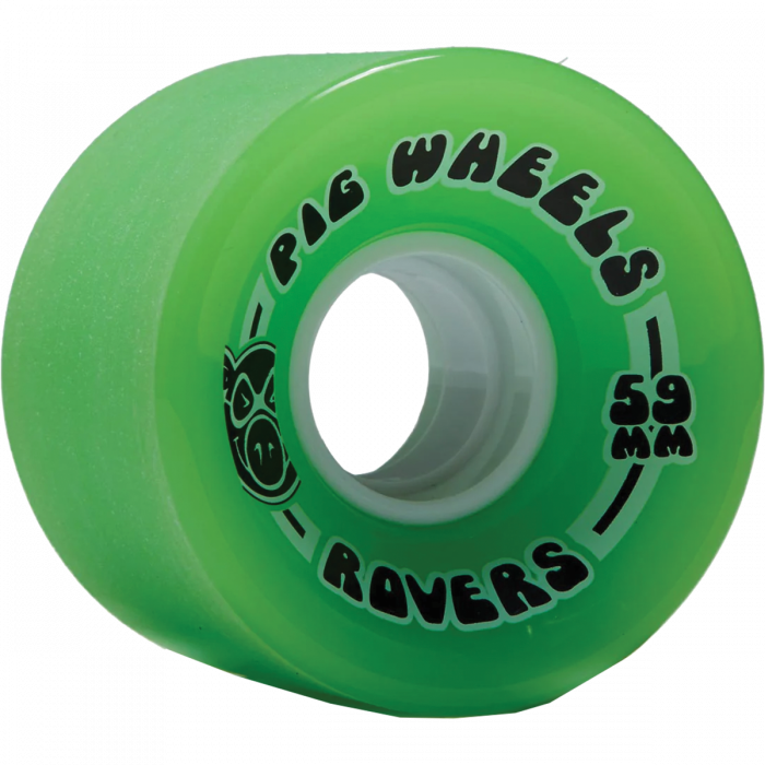 Pig Rover 59Mm 85A Green Wheels Set | Boardparadise.com