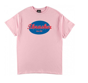 Thrasher Oval SS Tshirt Pink