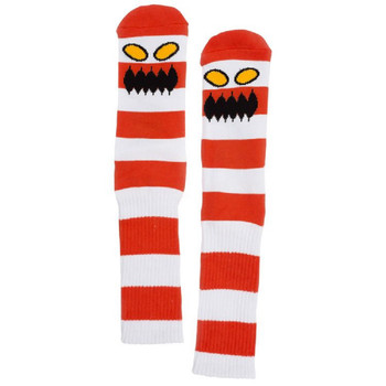 Toy Machine Monster Stripe Socks Red OneSize