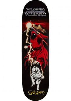 Blood Wizard Skateboards Deck Gregson Lone Wolf 8.75 x 32.5 