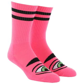 Toy Machine Sect Eye III Socks Neon Pink Onesize