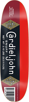 BLACK LABEL CARDIEL SNUFF EGG SKATE DECK-9.25x32.5 RED STRIPE
