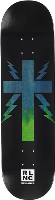 RELIANCE CROSS FADED VENEER SKATE DECK-8.25