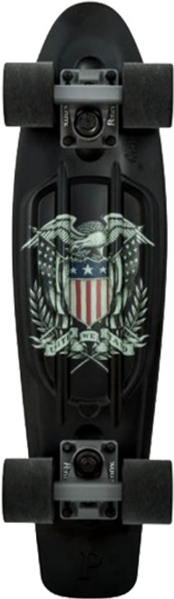 PENNY 22" SKATEBOARD COMPLETE UNITED WE STAND BLACK