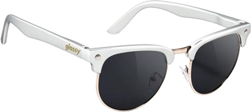 GLASSY MORRISON WHT/GOLD SUNGLASSES