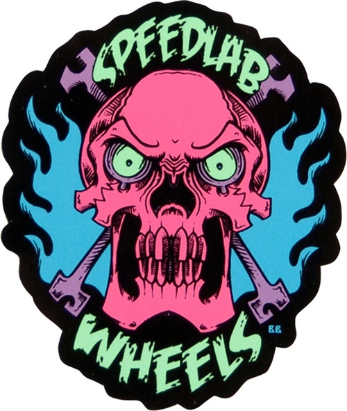 SPEEDLAB SKULL DECAL STICKER (2 pack)