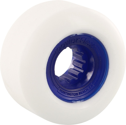 POWERFLEX GUMBALL 60mm 83b WHT/BLUE WHEELS SET