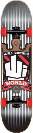 WORLD INDUSTRIES CREST MINI Skateboard Complete-7.0