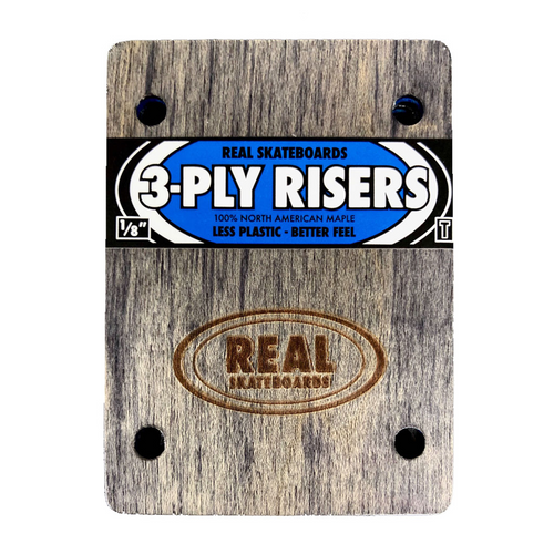 Real 3-Ply Wood Riser Set Blue OneSize
