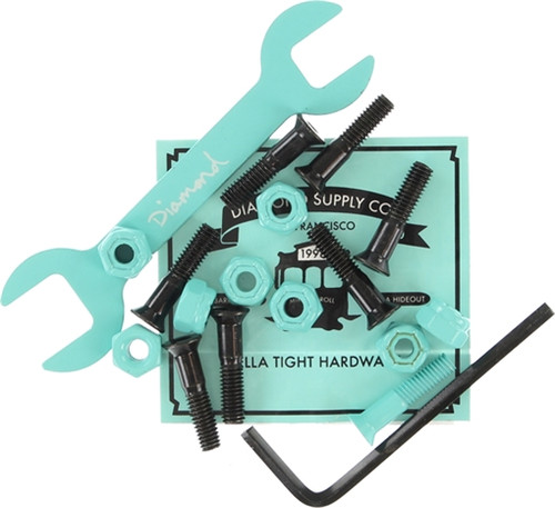 DIAMOND CARROLL 7/8" ALLEN BLK/DMND BLUE HARDWARE