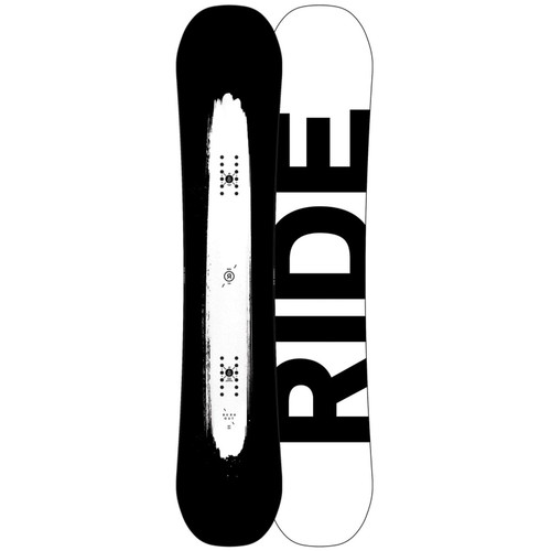 Ride Burnout Snowboard Black White 155