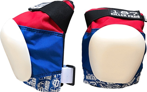 187 PRO KNEE PADS MEDIUM RED/WHT/BLU