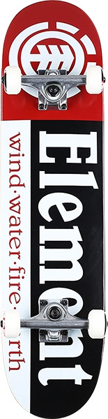 ELEMENT SECTION SKATEBOARD COMPLETE 8.0 BLK/WHT/RED