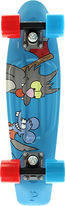 PENNY 22" SKATEBOARD COMPLETE SIMPSONS ITCHY & SCRATCHY BLUE