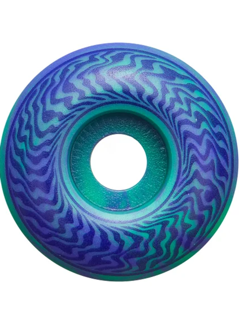 Spitfire F4 Radials Wheels Set Blue Green Swirl 52mm/99a