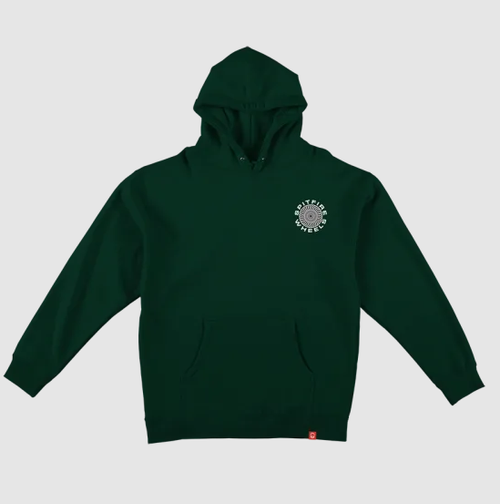 Spitfire Classic 87 Swirl Hoodie Forest Green