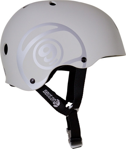 SECTOR 9 LOGIC II SKATE HELMET LARGE  SILVER