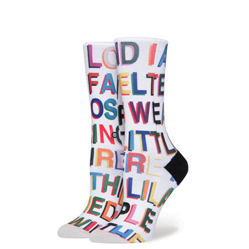 Stance Love Letters Socks Womens Multi M (8-10.5)