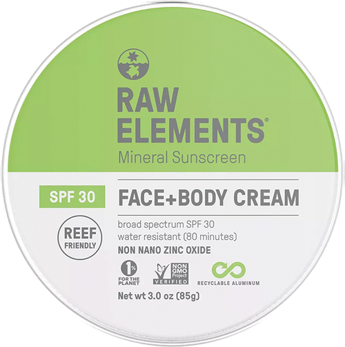 RAW ELEMENTS ECO FORMULA 30+ LOTION TIN 3oz
