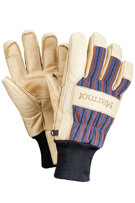 Marmot Lifty Glove Mens Tan Blue