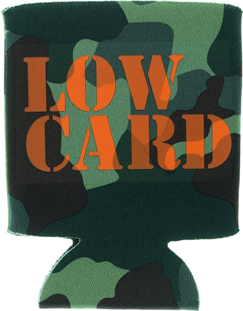LOWCARD STACKED CAMO COOZIE GRN CAMO