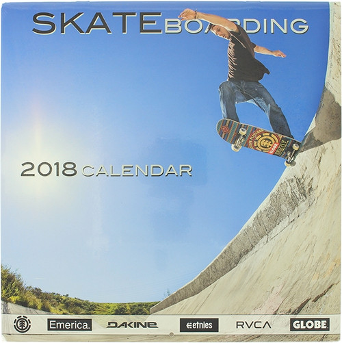 2018 SKATEBOARDING CALENDAR