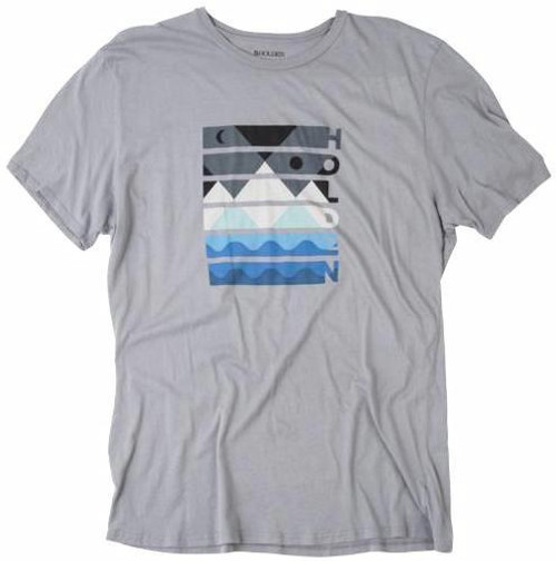 Holden Stripes Tshirt Mens Gray