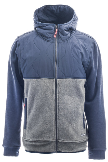 Holden Sherpa Hybrid Zip Hoody Mens Gunmetal