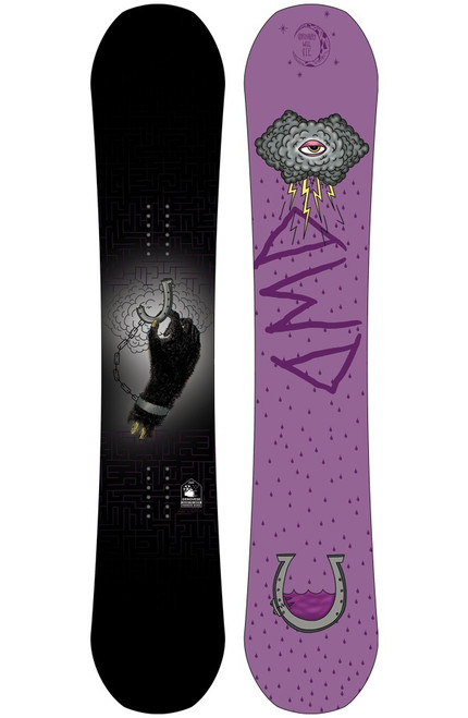 Dinosaurs Will Die Genovese Pro Snowboard Black 157w