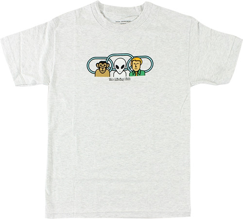 ALIEN WORKSHOP MISSING LINK SS TSHIRT XLARGE ASH