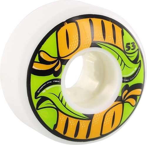 OJ FROM CONCENTRATE EZ EDGE 53mm 101a WHITE WHEELS SET