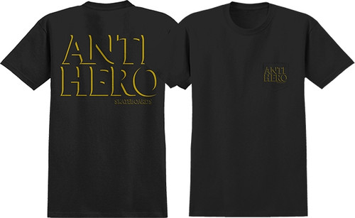 ANTI HERO DROP HERO POCKET SS TSHIRT XLARGE BLK/YEL