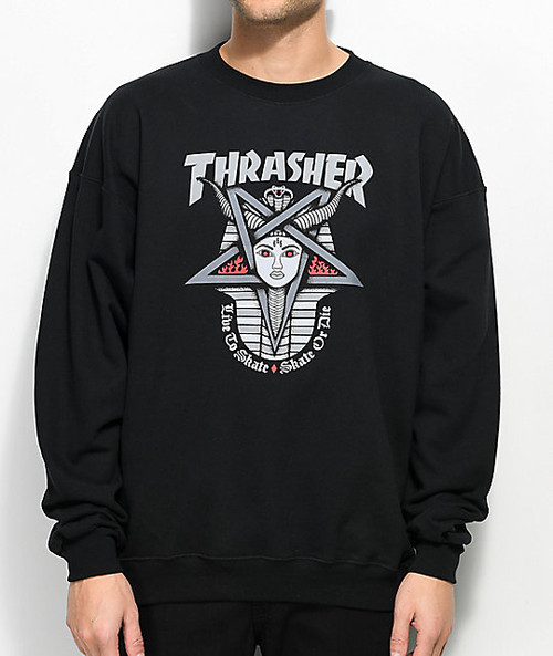 Thrasher Goddess Crewneck Black