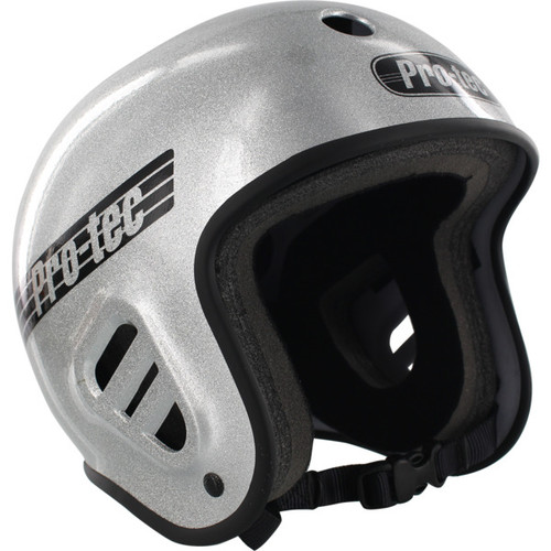 Protec Full Cut Helmet Silver Flake Small