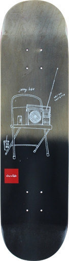 CHOCOLATE HSU SKETCH SKATEBOARD DECK-8.0