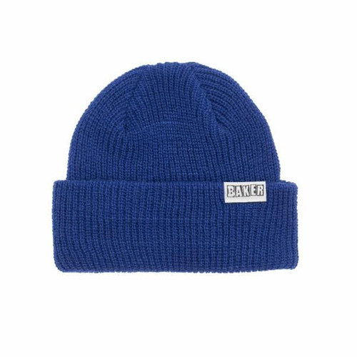 Baker Brand Logo Cuff Beanie Navy Onesize