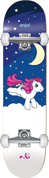 ENJOI MY LITTLE PONY NIGHT TIME SKATEBOARD COMPLETE-7.0 GLOWS