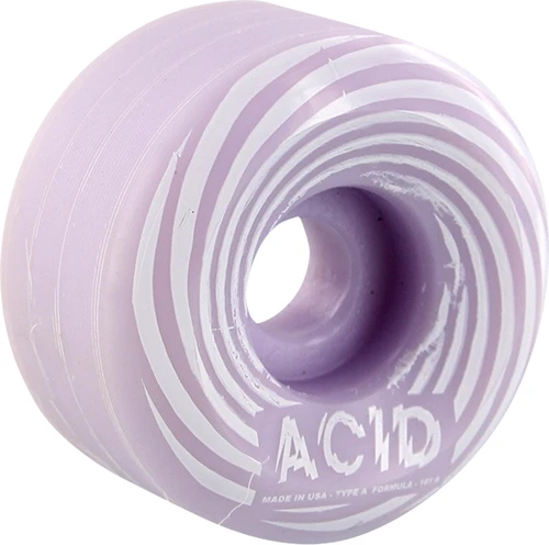 ACID CHEMICAL TYPE A SWIRL SIDECUTS 53mm 101a LAVENDER WHEELS SET