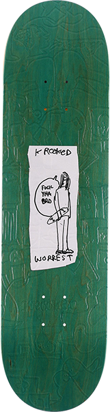 KROOKED WORREST YHA BRO SKATEBOARD DECK-8.3 SLICK