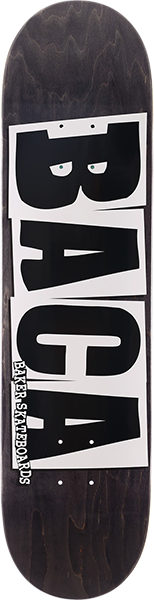 BAKER BACA LOGO SKATEBOARD DECK 8.0 GREY