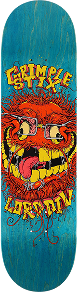 ANTI HERO GRIMPLE STIX DIV GUEST SKATEBOARD DECK-8.62