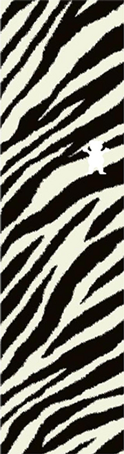 GRIZZLY 1-SHEET ANIMAL THUG ZEBRA GRIP TAPE