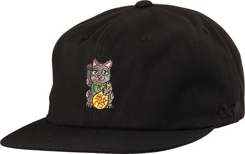 DGK GOOD LUCK HAT BLACK