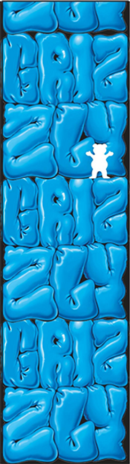 GRIZZLY 1-SHEET INFLATABLE BLUE GRIP TAPE